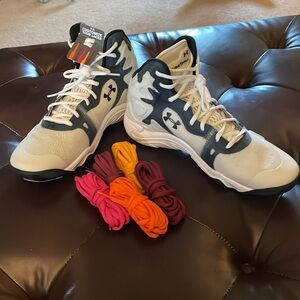 NEW Under Armour Micro G ANATOMIX Men's White Sz 9.5